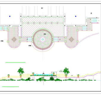 观景平台cad图纸