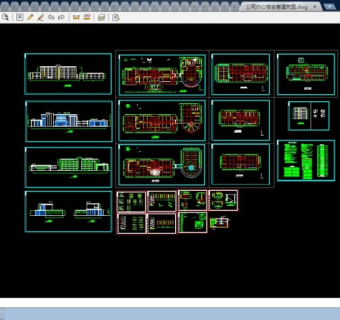 公司办公楼全套CAD建筑图