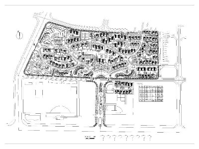 小区环境绿化CAD图纸