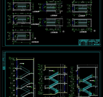 楼梯详图cad图纸