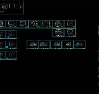 全套建施图cad图纸