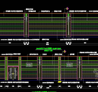 会议厅cad立面图