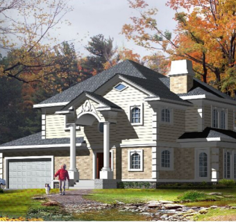 二层别墅CAD图库