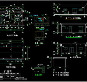 配电房平面图CAD图纸