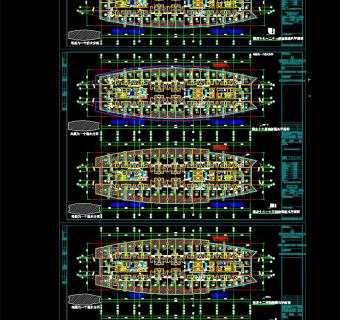 酒店暖平面CAD图纸