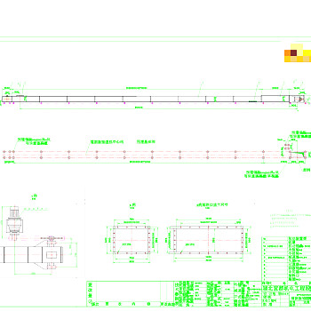 埋刮板输送机方案图CAD机械图纸