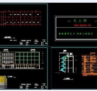 某镇卫生院cad施工设计图纸