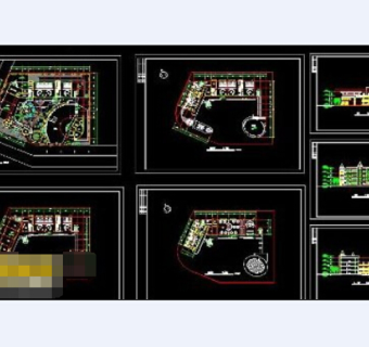 幼儿园建筑方案cad设计施工图