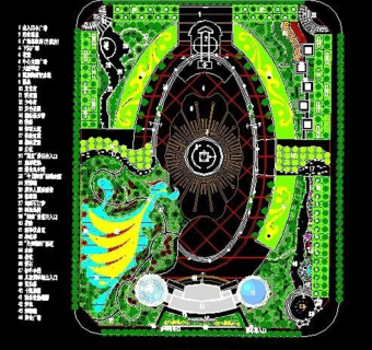 综合广场CAD图纸