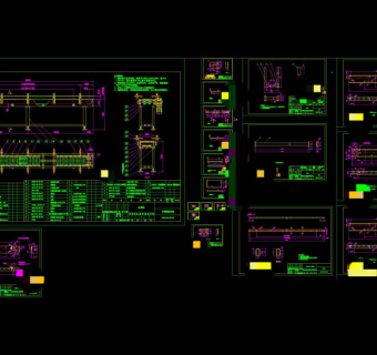 平顶链板输送机CAD机械图纸