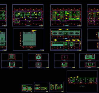 某菜馆装修方案CAD图纸