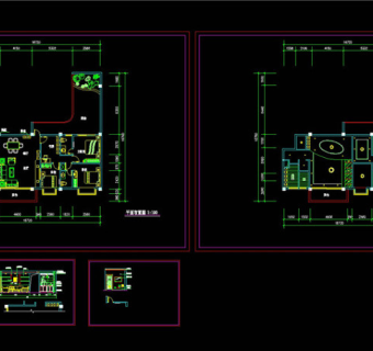 套房装修cad图纸CAD图纸