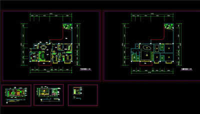 套房装修cad图纸CAD图纸