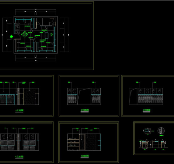简单服装店装修cad方案图