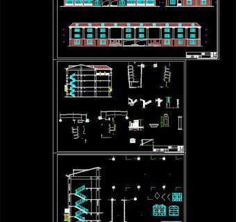 别墅建筑平面设计CAD图纸