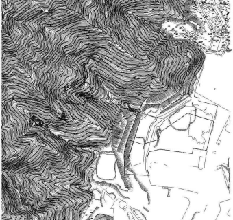 CAD深圳兰溪谷公园景观总平面图纸