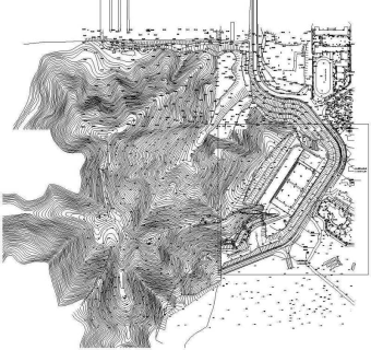公园景观设计120废弃水池详图CAD图