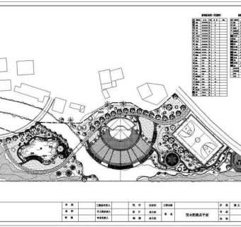 公园设计001CAD图纸