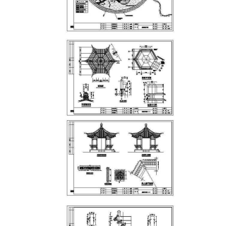 公园设计009-012CAD图纸