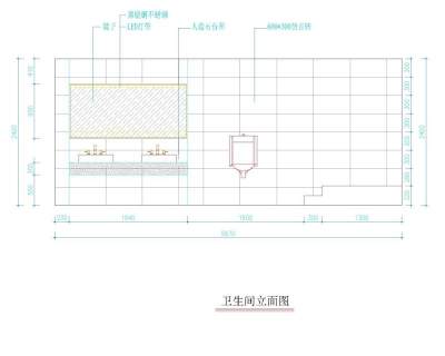 某写字楼卫生间装修cad图纸