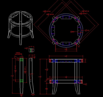 现代座椅（CAD图档）