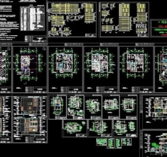 cad别墅设计素材图片