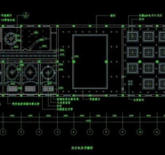cad餐厅设计素材图片