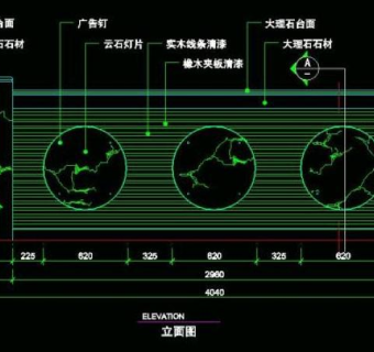 cad之吧台收银台服务台设计图片