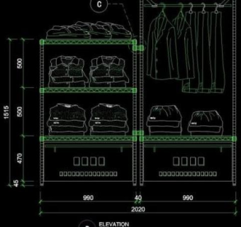服装类cad设计素材图片