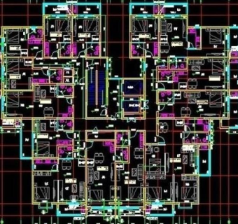住宅楼cad设计图高层住宅cad大样图图片