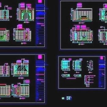 五星级大酒店建筑装修全套cad施工图图片