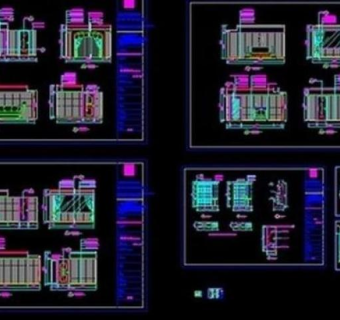 五星级大酒店建筑装修全套cad施工图图片