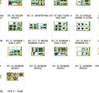hba耀辉世纪城公寓type大师cad源文件图片