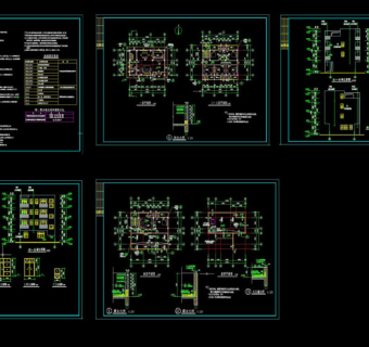 私人别墅建筑细CAD图纸