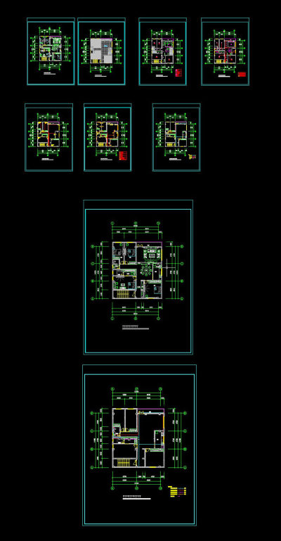 某家居全套CAD施工图