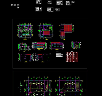 景区别墅CAD施工图