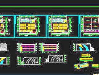 学校食堂建筑施工图CAD详图经典实例-4