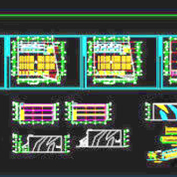 学校食堂建筑施工图CAD详图经典实例-4