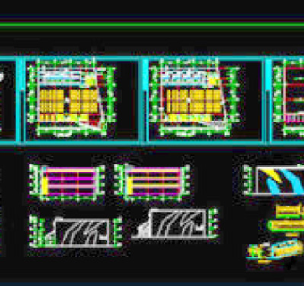 学校食堂建筑施工图CAD详图经典实例-4