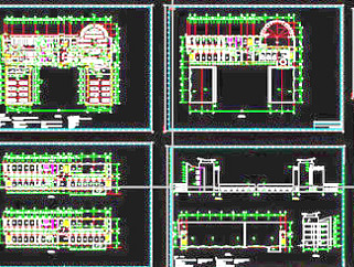 学校食堂建筑施工图CAD详图经典实例-6