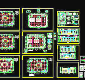 商场设计全套图CAD素材