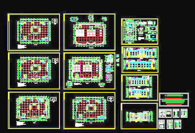 商场设计全套图CAD素材