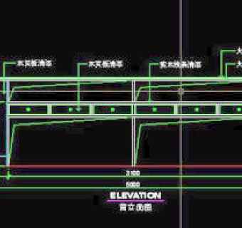 吧台CAD详图、CAD娱乐空间图纸素材免费下载-1