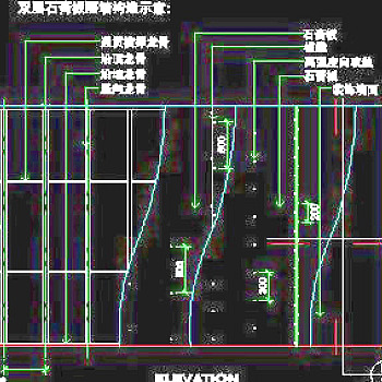 隔墙cad详图、装饰构造cad详图、装修施工图纸免费下载-2