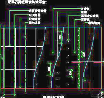 隔墙cad详图、装饰构造cad详图、装修施工图纸免费下载-2