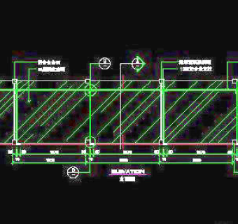栏杆cad详图、装饰构造cad详图、施工图纸免费下载-39
