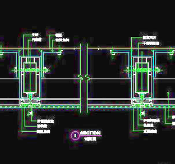 幕墙cad详图、装饰构造cad详图素材免费下载20090310更新-3