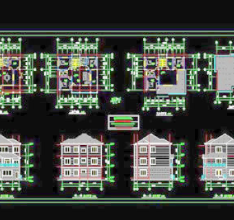 新农村建设住宅设计CAD设计施工图纸