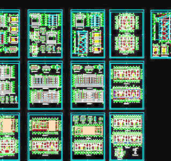 民房建筑CAD设计施工图纸