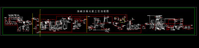 烧碱及氯化氢工艺流程图CAD图纸